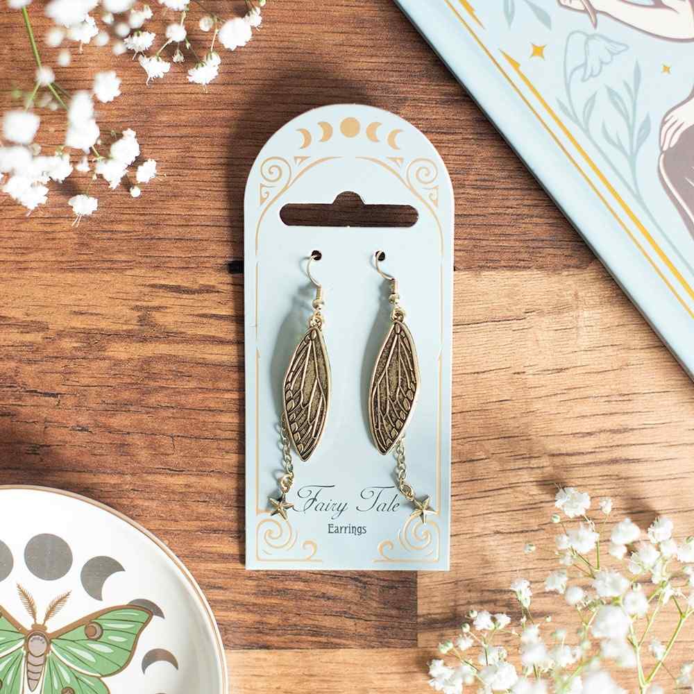 Something Different - Fairy Tale Fairy Wing Oorbellen - Multicolours